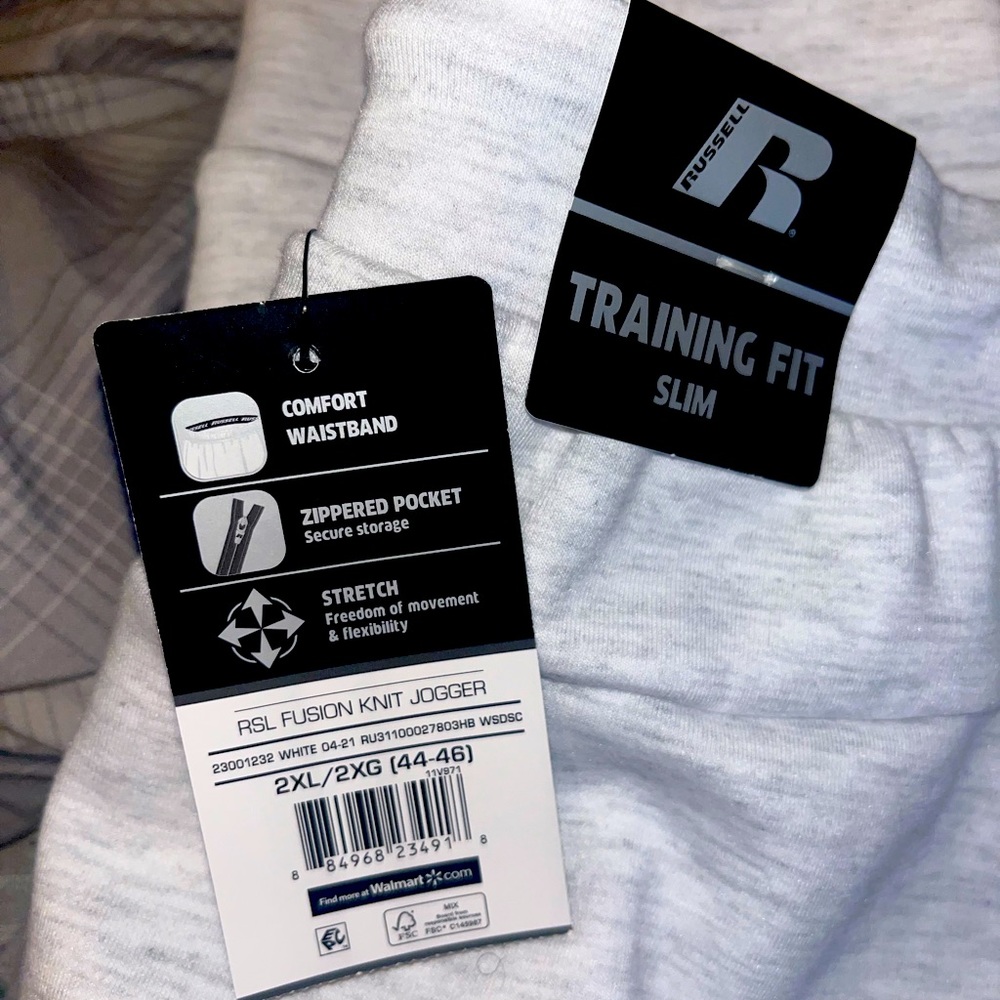 Men’s slim fit joggers size 2X nwt